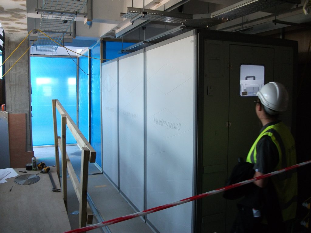 Mise en place d'une zone de confinement